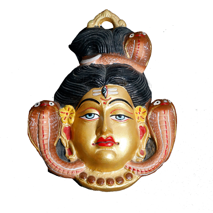 Shiv Ji Mukh - 8 × 7 Inches