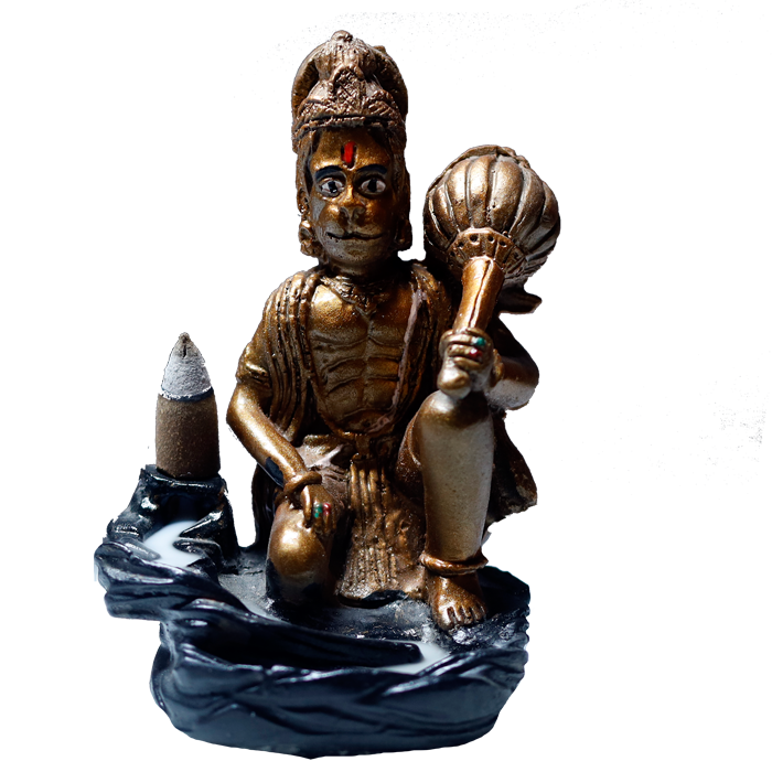Shree Balaji Khalda Wale Backflow Smoke Fountain - 5 × 3 Inches | Backflow Dhoop Cone with Stand