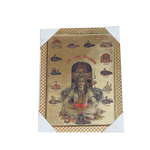 Lord Shiva And 12 Jyotirlinga Shivling Photo Frame - 13 × 10 Inches | For Pooja Temple | Home Decor And Gifts