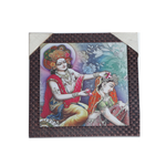 Lord Krishan And Goddess Radha Photo Frame - 11 × 11 Inches | For Pooja Temple | Home Decor And Gifts