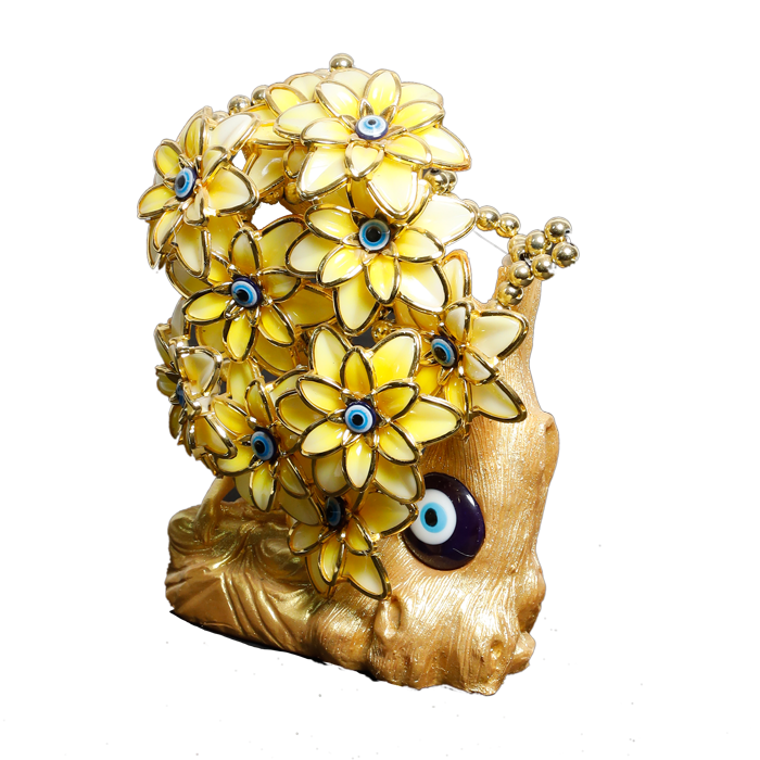 Golden Evil Eye Tree Buddha