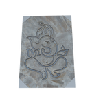Lord Ganesha Photo Frame - 14 × 10 Inches | For Pooja Temple And Home Decor