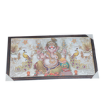 Lord Ganesha Photo Frame - 20 × 40 Inches | For Pooja Temple | Home Decor And Gifts