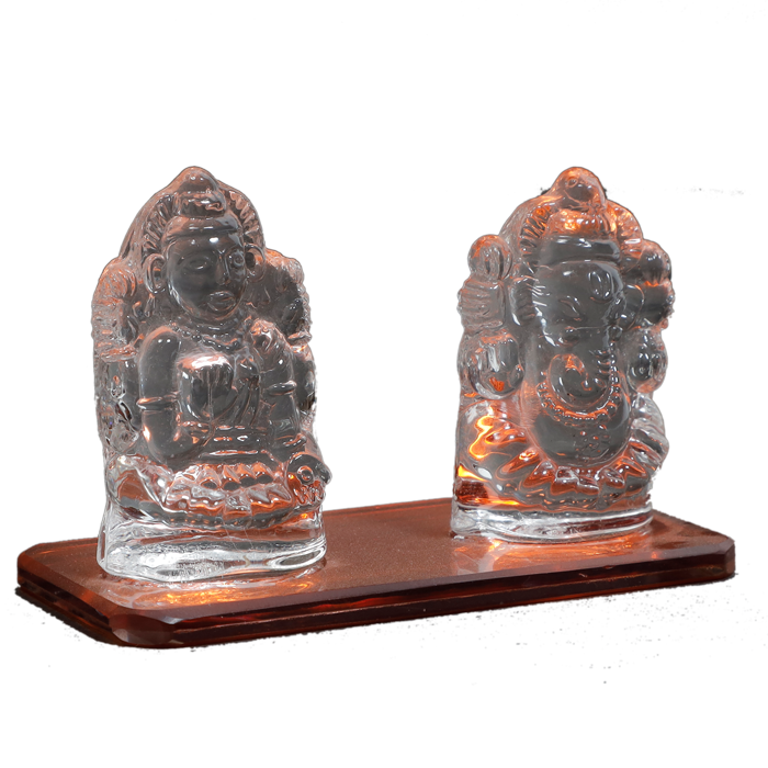 Orenge Laxmi Ganesh - 3 × 4 Inches