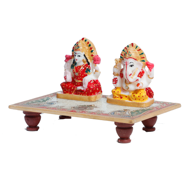 Laxmi Ganesh Marbul -4 × 6 Inches