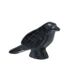 Raven Fetish Carving by Hayes Leekya -1.5 × 3.7 Inches