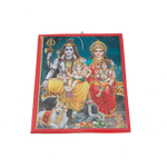 Lord Shiva Family Photo Frame - 12 × 8 Inches | For Pooja Temple | Home Decor And GIfts