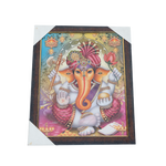 Lord Ganesha Photo Frame - 13 × 10 Inches | For Pooja Temple | Home Decor And Gifts