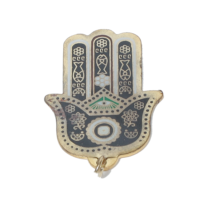 Filigree Hamsa Hand Incense Holder - 2.5 × 1.5 Inches