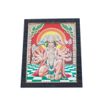 Lord Punch Mukhi Hanuman Photo Frame - 13 × 10 Inches | For Pooja Temple | Home Decor And Gifts