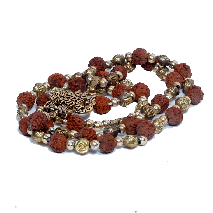 Rudraksha Mala (Shiv Locket)