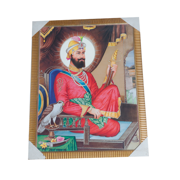 Guru Gobind Singh Photo Frame - 20 × 26 Inches | For Pooja Temple | Home Decor And Gifts