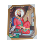 Guru Gobind Singh Photo Frame - 20 × 26 Inches | For Pooja Temple | Home Decor And Gifts
