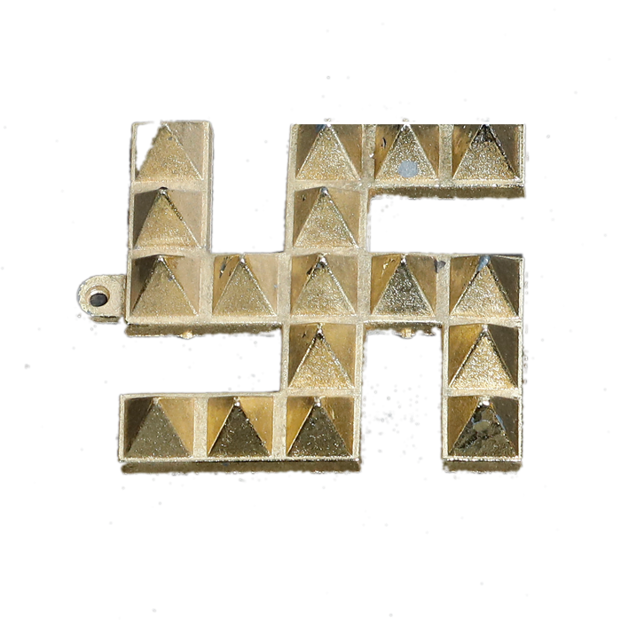 Swastik Pyramid - 3.5 × 3.5 Inches