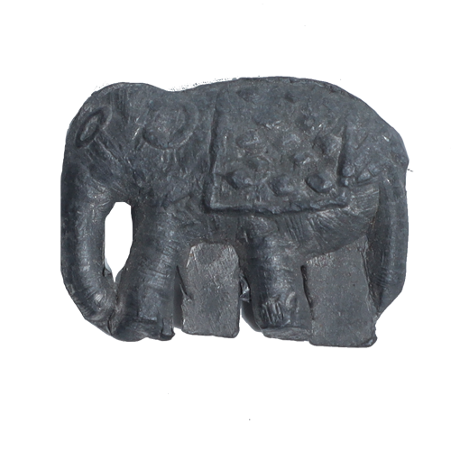 Green Granite Stone Elephant- 1 × 1 Inches