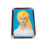 Shaheed Bhagat Singh Photo Frame - 22 × 30 Inches | For Education Institutes | Public Places And Offices