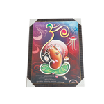 Lord Ganesha Photo Frame - 26 × 20 Inches | For Pooja Temple | Home Decor And Gifts