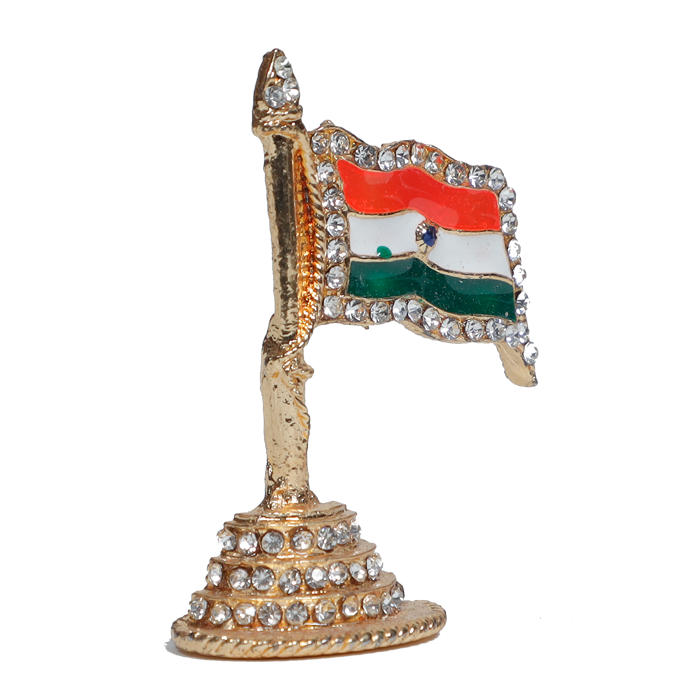 Golden Indian National Flag