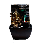 Lord Ganesha Smoke Water Fountain With Lightning Effect - 8 × 3Inches | For Pooja Temple And Home Decor