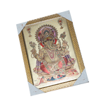 Lord Ganesha Photo Frame - 12 × 10 Inches | For Pooja Temple | Home Decor And Gifts