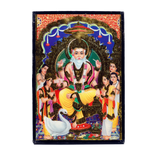 Lord Brahma Photo Frame - 8 x 6 Inches | For Pooja Temple And Home Decor
