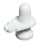 Shivling White -4 × 4 Inches