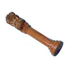 Brown Wooden Ashok Stambh - 11 × 3 Inches | For Home Decor And Gifts