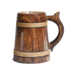 Wooden Beer Mug - 5 × 5 Inches