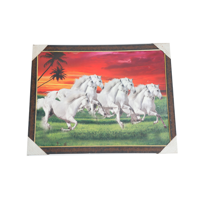 Seven Horse- 26 × 20 Inches