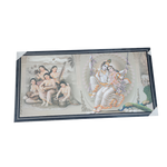 Lord Krishna And Goddess Radha Are Swinging Photo Frame - 20 × 40 Inches | For Pooja Temple | Home Decor And Gifts