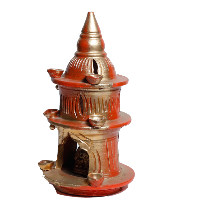 Mitti Ka Mandir -15 × 8 Inches