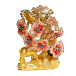 Rooster Bejeweled Peach Blossom Animal
