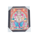 Lord Ganesha Photo Frame - 11 × 10 Inches | For Pooja Temple | Home Decor And Gifts
