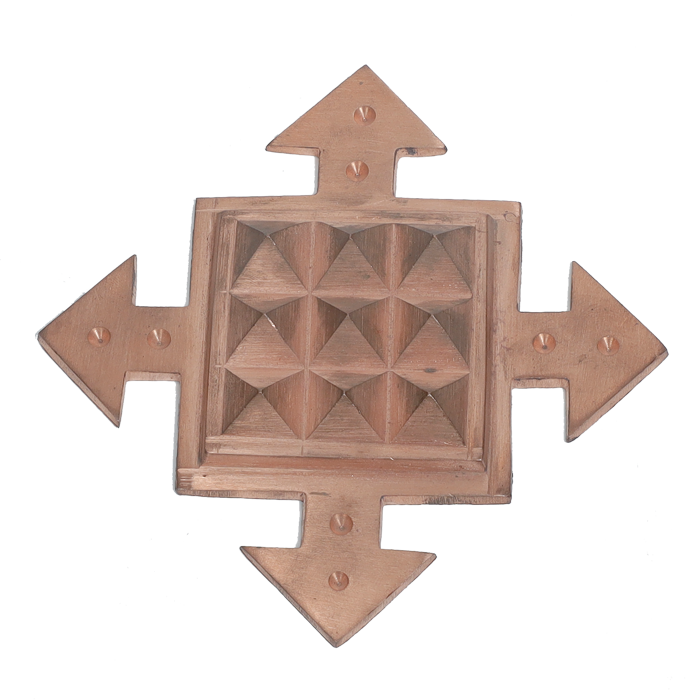 Copper South Direction Helix - 6 × 6 Inches