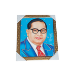 Dr. Bhim Rao Ambedkar And Photo Frame - 13 × 10 Inches | For Educational Institutions | Home Decor | Public Places And Gifts