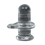 Lightweight Indian Religious Polished Finish Glass Shivling - 3 × 3 Inches