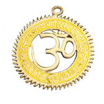 Om Chakar Yallow- 5 × 5Inches