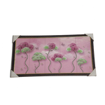 Trees With Green And Pink Flowers Photo Frame - 26 × 14 Inches | For Home Decor And Gifts