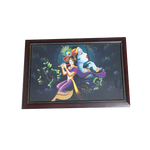 Lord Krishan And Goddess Radha Photo Frame - 14 × 20 Inches | For Pooja Temple | Home Decor And Gifts