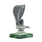 Handcrafted Glass Shiva Lingam Shiv Ling Idol for Daily Pooja and Home Decor