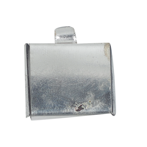 Silver Taweez Charm Amulet - 1 × 1 Inches