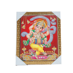 Lord Ganesha Photo Frame - 12 × 10 Inches | For Pooja Temple | Home Decor And Gifts
