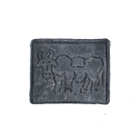 Copper Square Coin of Apollodotusv - 1.4 × 1.4 Inches