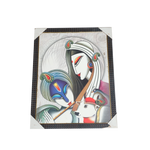Lord Krishan And Goddess Radha Photo Frame - 26 × 20 Inches | For Pooja Temple | Home Decor And Gifts
