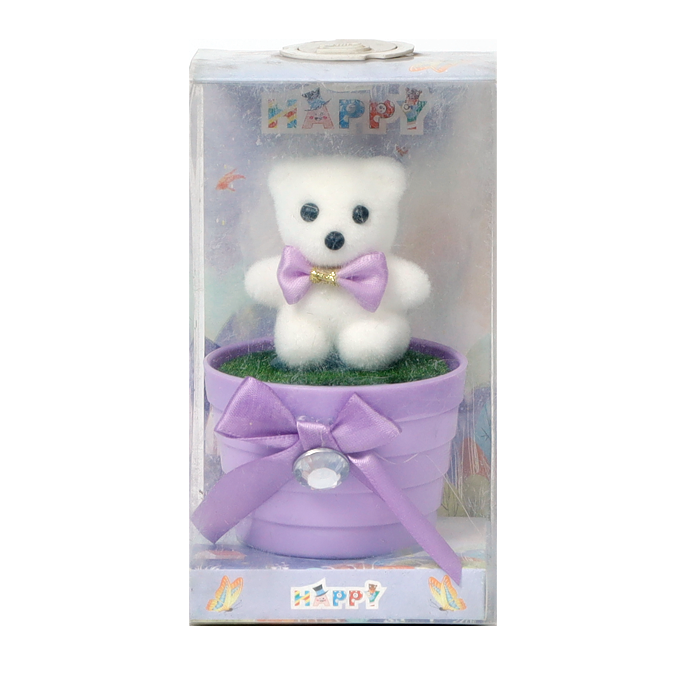 Multicolor Teddy Bear With Bucket Photo - 5 × 3 Inches | For Home Decor And Gifts