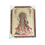 Goddess Kali Mata Standing On Lord Shiva Photo Frame - 12 × 10 Inches | For Pooja Temple | Home Decor And GIfts