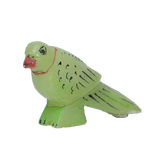 Parrot Display Hand Carved & Painted Balsa Wood Parrot Bird - 1.5 × 3 Inches