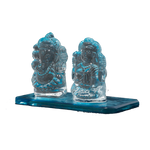 Blue Laxmi Ganesh - 3 × 4 Inches