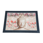 Lord Gautama Buddha Photo Frame - 14 × 20 Inches | For Pooja Temple | Home Decor And Gifts