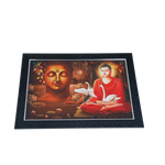 Lord Buddha Ji Photo Frame - 14 × 20 Inches | For Pooja Temole | Home Decor And Gifts